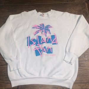 Vintage Island tan sweatshirt